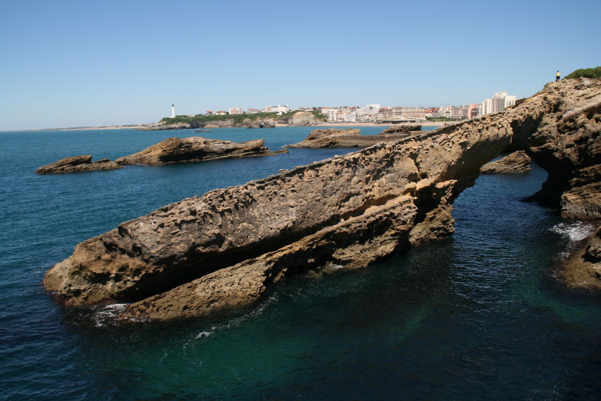 Atlantische rotskust in Biarritz, Frankrijk | © VLIZ, Aina Trias Verbeeck