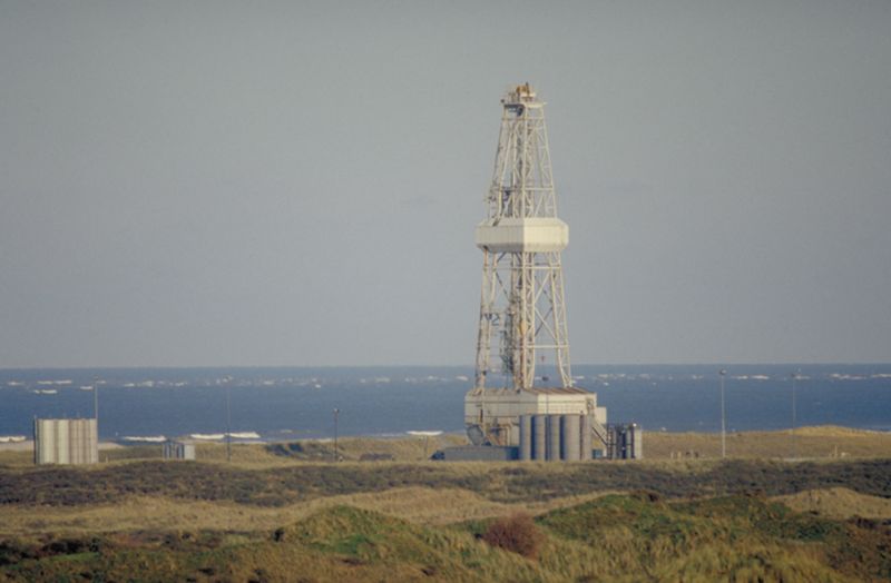 Boortoren op Ameland | © Ecomare, Johan Krol, archief Natuurcentrum Ameland