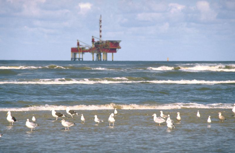 Aardgaswinning | © Ecomare, Johan Krol, archief Natuurcentrum Ameland