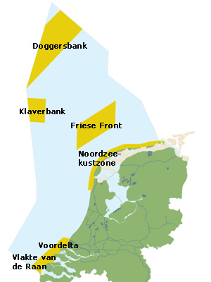 Kaart beschermde gebieden | © Ecomare