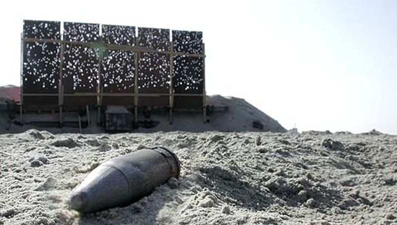 Geschutsdoel en granaat | © Dirk Bruin, Noordwester Vlieland