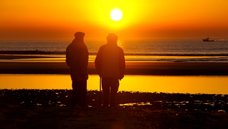 Zonsondergang | © Ecomare, Foto Fitis, Sytske Dijksen