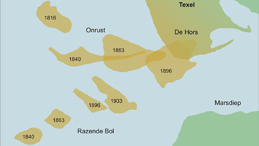 Kaart met wandelende wadden | © Ecomare