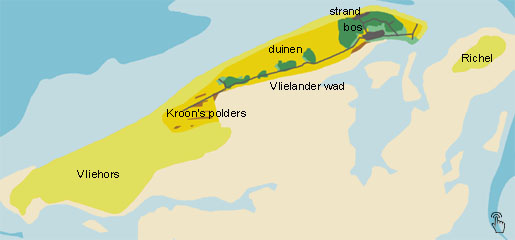 Kaartje van Vlieland | © Ecomare